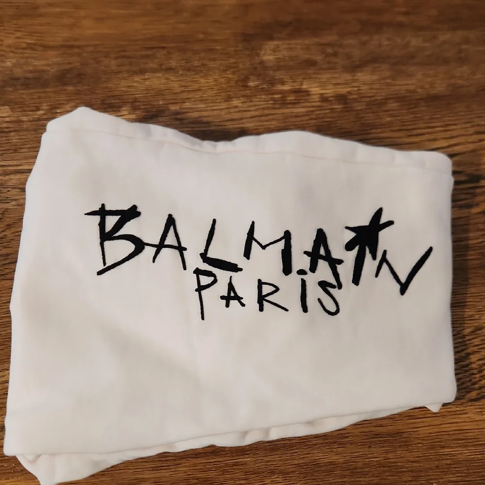 Balmain Kids Baby Pink Joggers with Black Logo - Picture 1 of 7